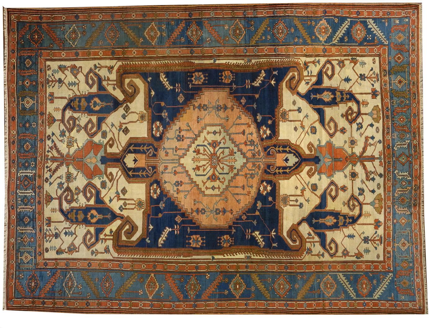 Restored rug after restoration